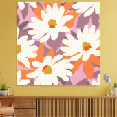 Modern Floral Artistic Daisies Natuur Home Decor Canvas Afdruk (Insitu (Woonkamer))