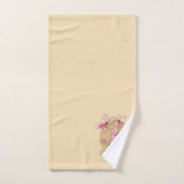 Modern Floral Bath Towel Set Bad Handdoek (Handdoek)
