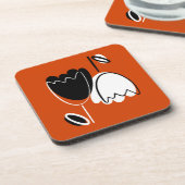 Modern Floral  Bier Onderzetter (Linkerzijde)