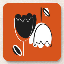 Modern Floral Bier Onderzetter