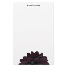 Modern Floral Black Dahlia Flower