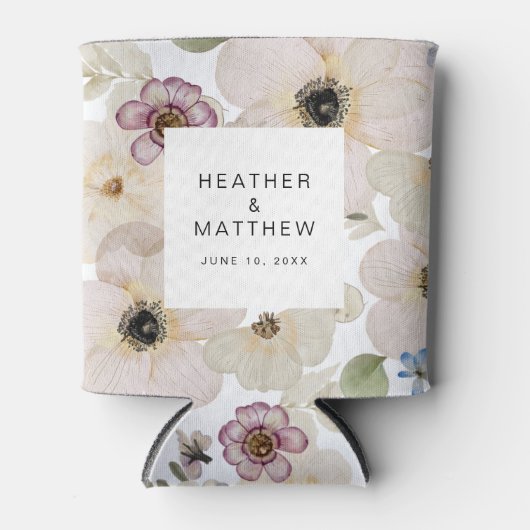 Modern Floral Blikjeskoeler (Voorkant)