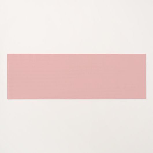 Modern  Floral Blush Monogrammed Yoga Mat (Achterkant (horizontaal))