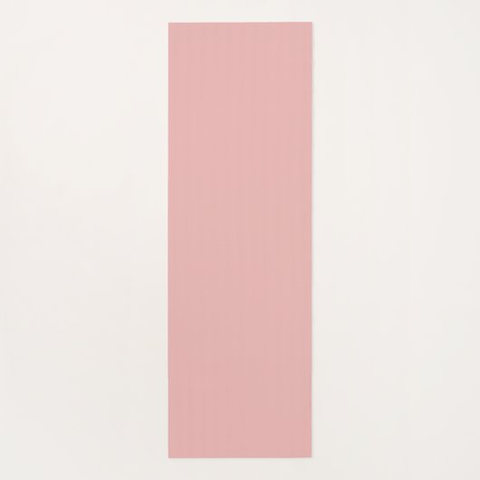 Modern  Floral Blush Monogrammed Yoga Mat (Achterkant)