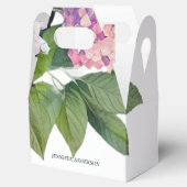 Modern Floral Boho Calligraphy Wedding Bedankt Bedankdoosjes (Geopend)