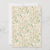 Modern Floral Boho Chic zal je mijn Bridesmaid zij Kaart (Achterkant)