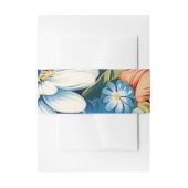 Modern Floral Botanical Wedding Uitnodigingen Wikkel (Voorkant Voorbeeld)