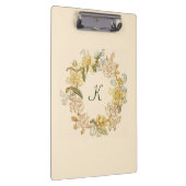 Modern Floral Botanische Waterverf Roze Stijlvol # Klembord (Rechts)