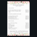 Modern floral bouquet flyer<br><div class="desc">Mooie moderne,  florale brochure. Geef uw product in notulen uit door uw gegevens toe te voegen. U kunt het lettertype/de kleur/de positie wijzigen door "verder aan te passen".</div>
