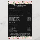 Modern floral bouquet flyer (Voorkant)