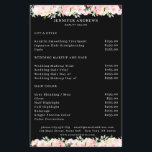 Modern floral bouquet flyer<br><div class="desc">Mooie moderne,  florale brochure. Geef uw product in notulen uit door uw gegevens toe te voegen. U kunt het lettertype/de kleur/de positie wijzigen door "verder aan te passen".</div>