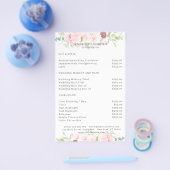 Modern floral bouquet flyer (Enkel)