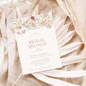 Modern Floral Bridal Brunch | Boho Vrijgezellenfee Kaart