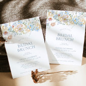 Modern Floral Bridal Brunch | Boho Vrijgezellenfee Kaart