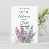 Modern Floral Bridal Shower Kaart (Staand voorkant)