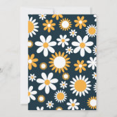 Modern Floral Bridal Shower Kaart (Achterkant)