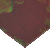 Modern Floral Burgundy Red Green Elegant Tafelkleed (Gekanteld)