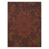 Modern Floral Burgundy Red Green Elegant Tafelkleed (Voorkant)