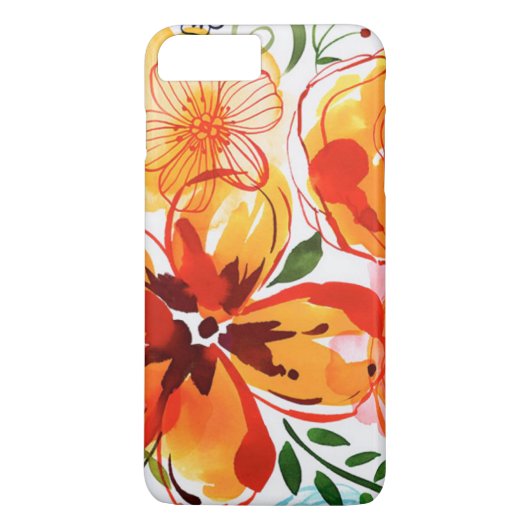 Modern Floral Case-Mate iPhone Case (Achterkant)