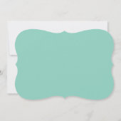 Modern Floral Chalkboard Baby shower Invitation Kaart (Achterkant)