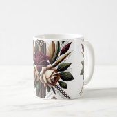 Modern Floral Coffee Mok (Voorkant rechts)