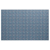 Modern Floral Coral, Navy, Mint Green Patterned Stof (Yard (91,4 cm))