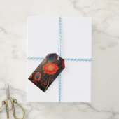 Modern Floral Custom Name Cadeau Labels Cadeaulabel (Met Touw)