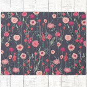 Modern Floral Dark Deurmat