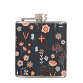 Modern Floral Dark Heupfles (Voorkant)