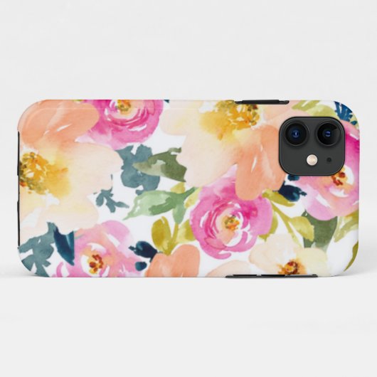 Modern Floral design Case-Mate iPhone Case (Achterkant (horizontaal))