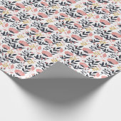 Modern Floral Elegance Cadeaupapier (Hoek)