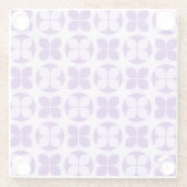 Modern Floral Elegance Onderzetter (Achterkant)