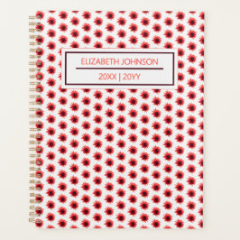 Modern Floral Elegant Botanical Weekly Daily Name Planner