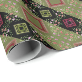 Modern Floral elke gelegenheid cadeauverpakking Cadeaupapier