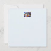 Modern Floral Flat Wenskaart (Achterkant)