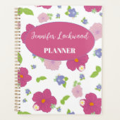 Modern Floral / Foliage, Weekly - Monthly Planner (Voorkant)