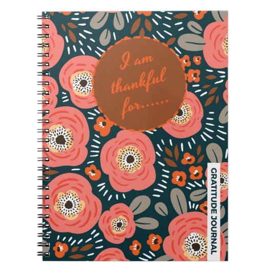 Modern Floral Girly Journal Notitieboek (Voorkant)