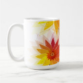 Modern Floral Illustration Koffiemok (Links)