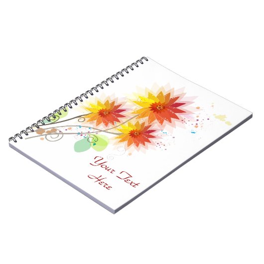 Modern Floral Illustration Notitieboek (Linkerzijde)