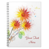 Modern Floral Illustration Notitieboek (Voorkant)