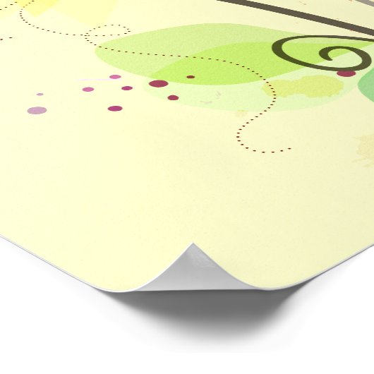 Modern Floral Illustration Poster (Hoek)