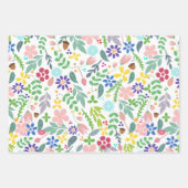 Modern Floral Inpakpapier Vel (Voorkant 3)