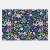 Modern Floral Inpakpapier Vel (Voorkant 2)