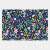 Modern Floral Inpakpapier Vel (Voorkant)