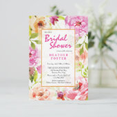 Modern Floral Kaart (Staand voorkant)