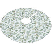 Modern Floral Kerstmis Kerstboom Rok (Gekanteld)