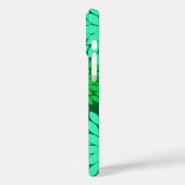 Modern Floral Kimono Print, Emerald and Jade Green Case-Mate iPhone Case (Achterkant / Links)