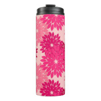 Modern Floral Kimono Print, koraalroze