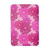 Modern Floral Kimono Print, Roze, Fuchsia and Wine Badmat (Voorkant Verticaal)
