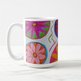 Modern Floral Koffiemok